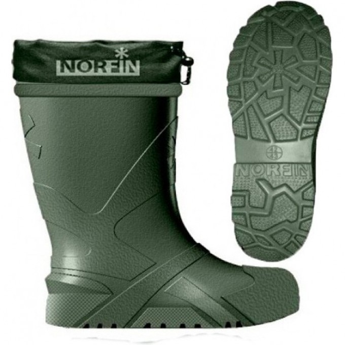 Сапоги зимние NORFIN BERINGS с манжетой олива -45С EVA р.44-45 14861-4445