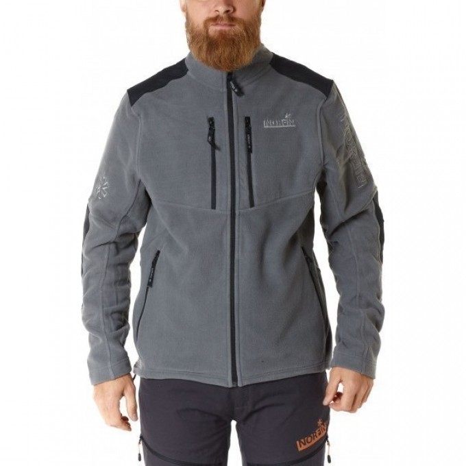 Джемпер флисовый NORFIN GLACIER GRAY 01 Р.s 477101-S