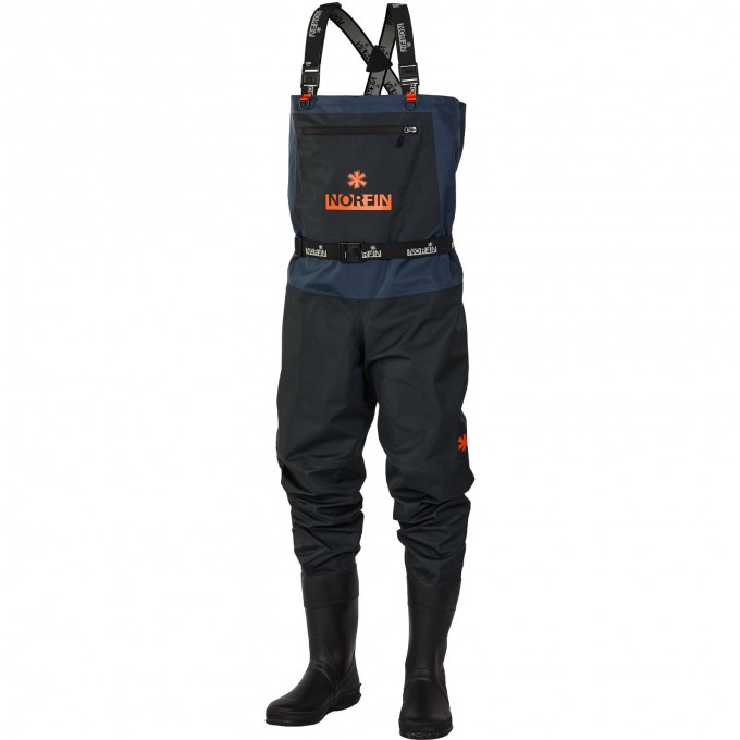 Полукомбинезон забродный NORFIN PILOT BOOTFOOT р.41-S с сапогами 82231-41-S